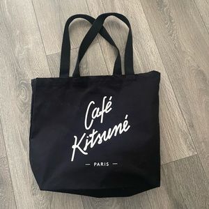 Cafe Kitsune Black Tote